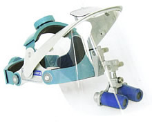 Evolution Micrometric head loupe with protective mask