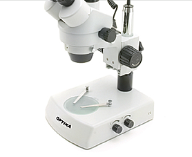 OPTIKA Stereomicroscope with mounted digital OPTIKAM PRO5
